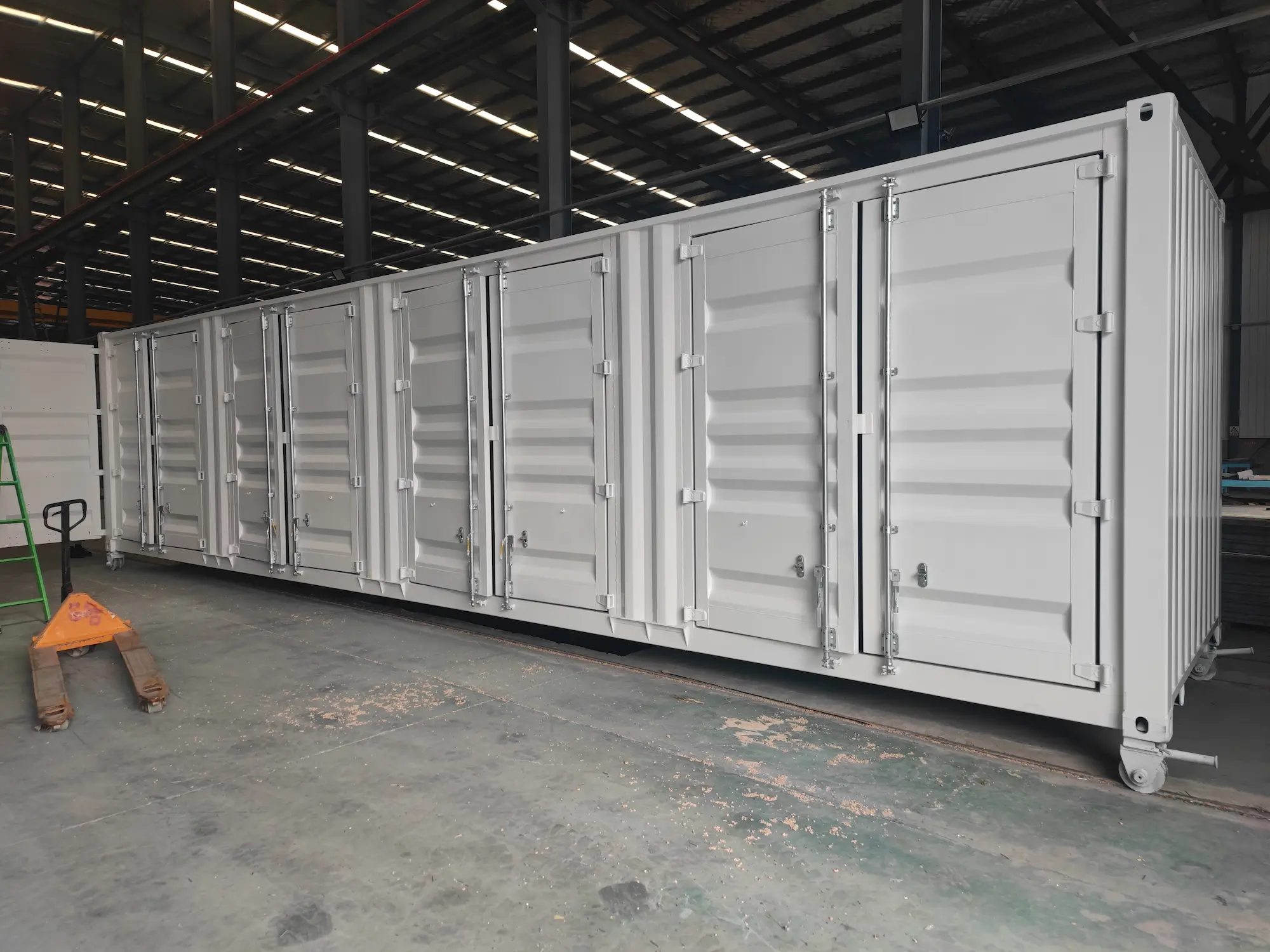 side-opening shipping container