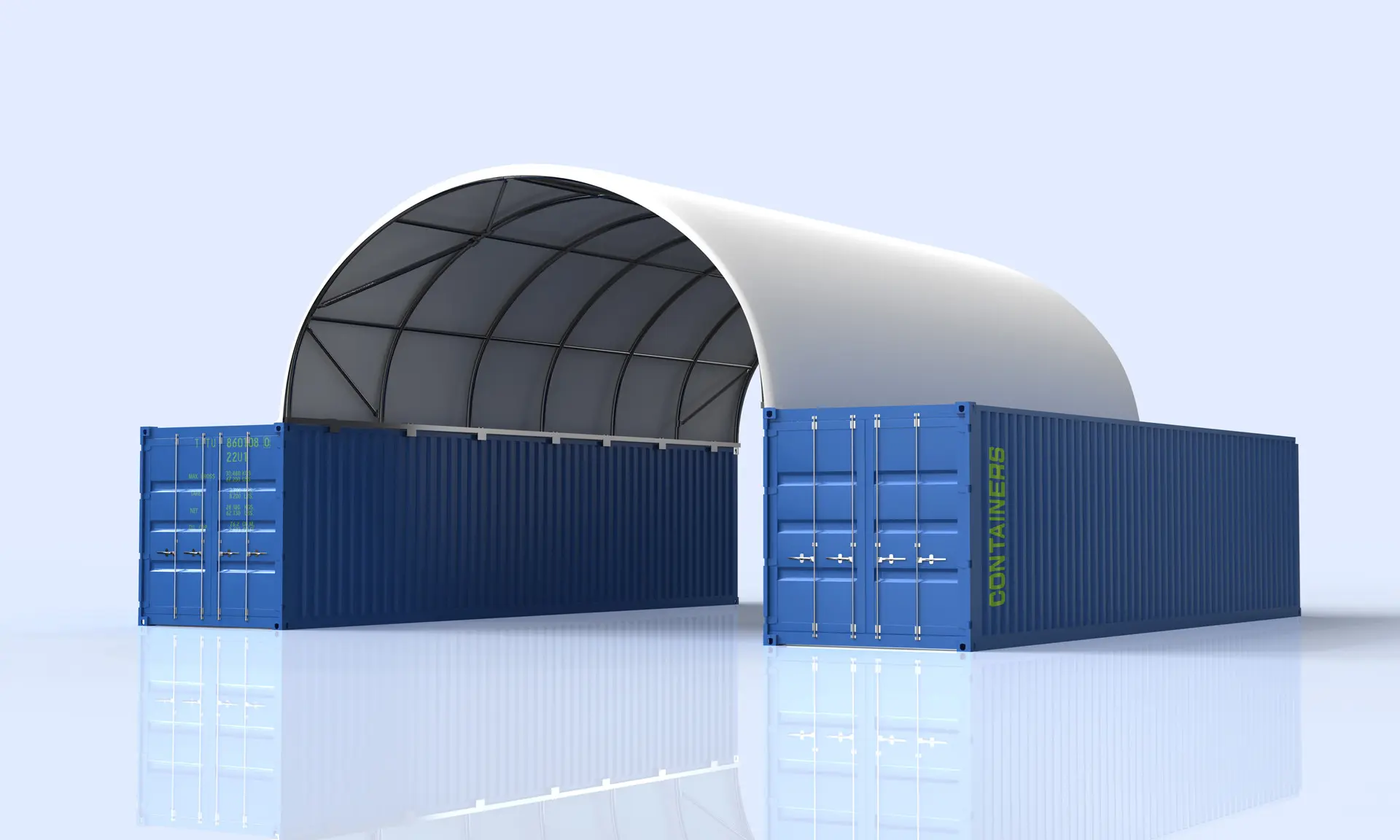 8x12m container dome