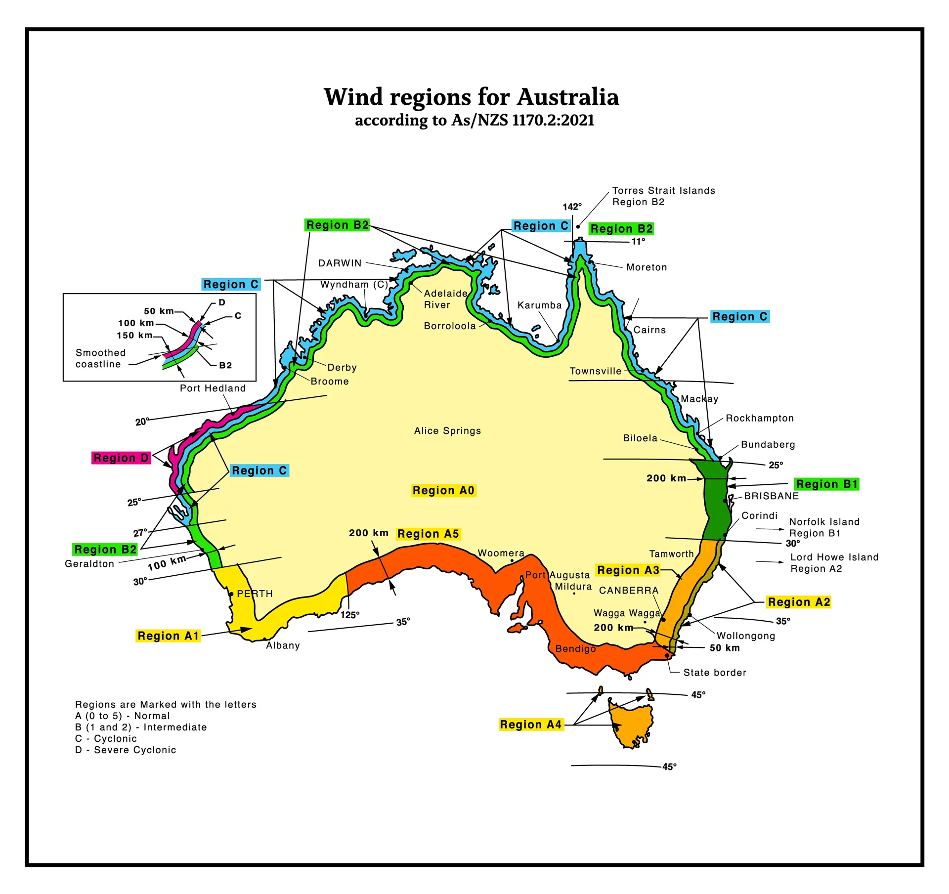 Australia wind region
