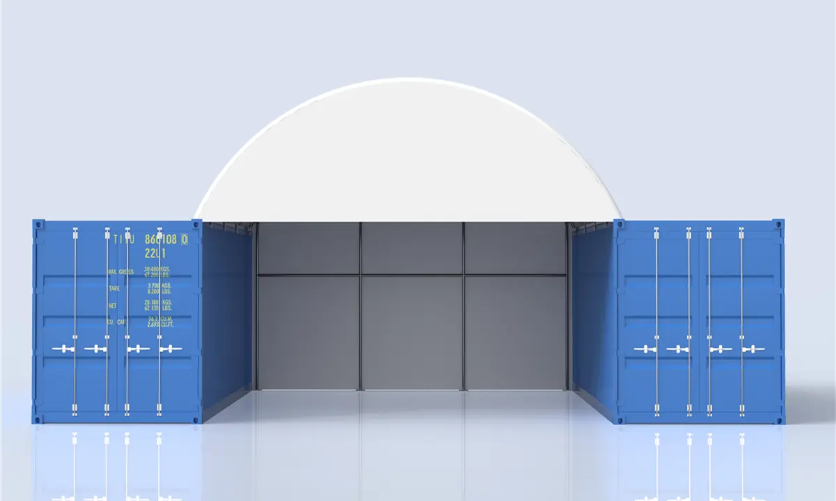 6m Half Panel End Wall — Engineered for TS606 & TS612 Dome Shelter