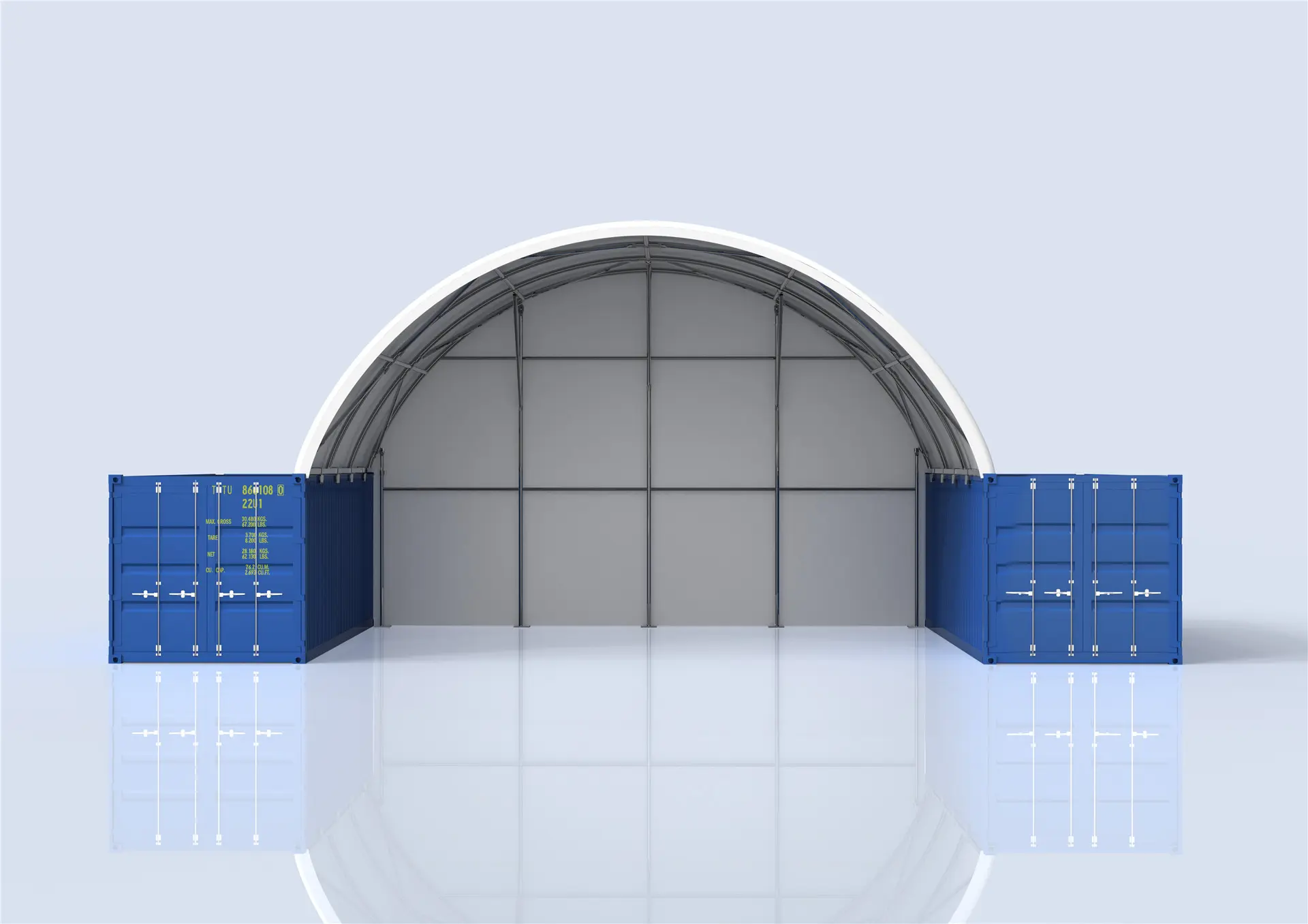 10m full closed panel wall for TS1006 TS1012