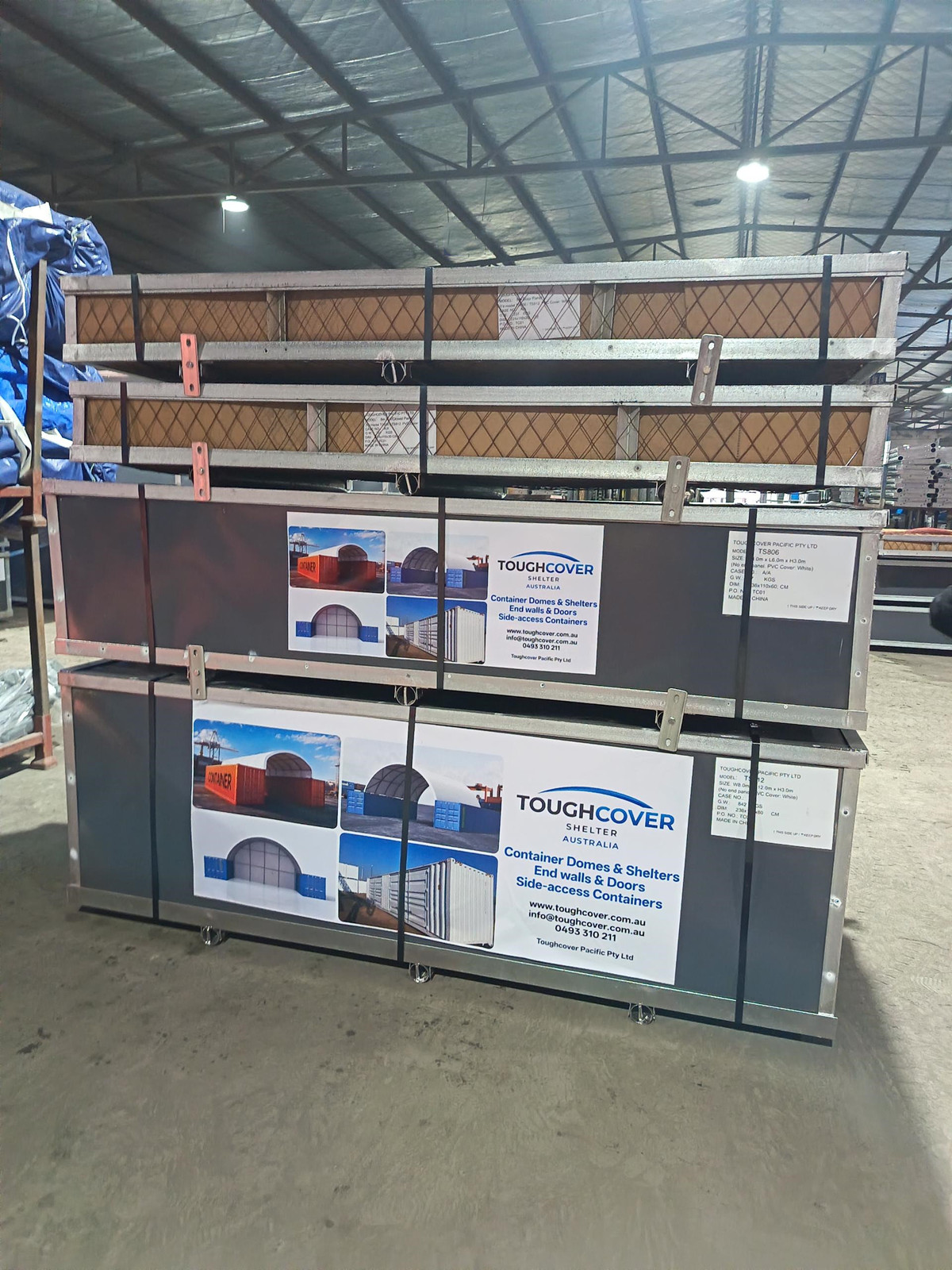 Toughcover Container Shelter Local stock Toughcover Container Shelter Local stock