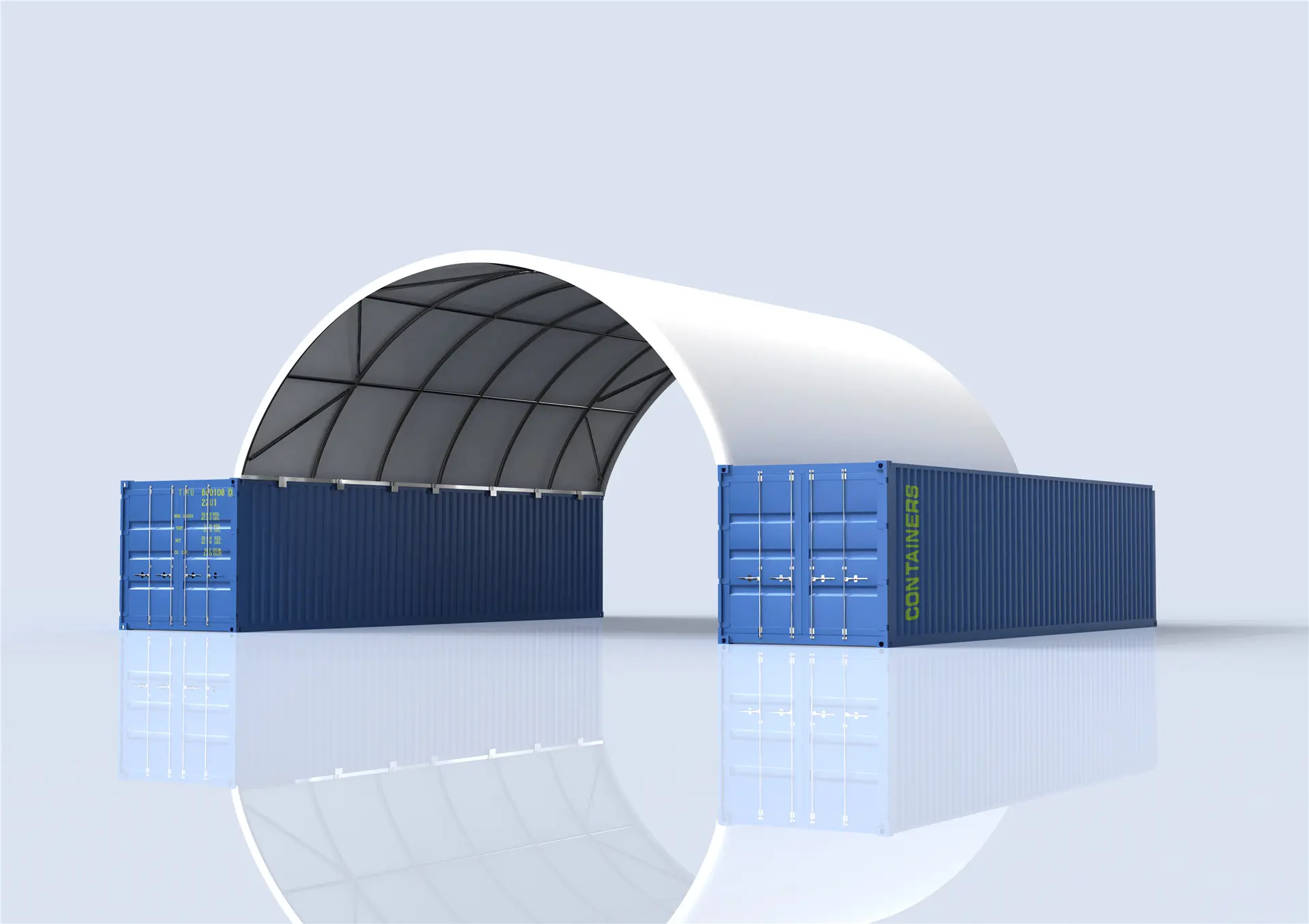 ASNZS 1170.2 compliant container dome