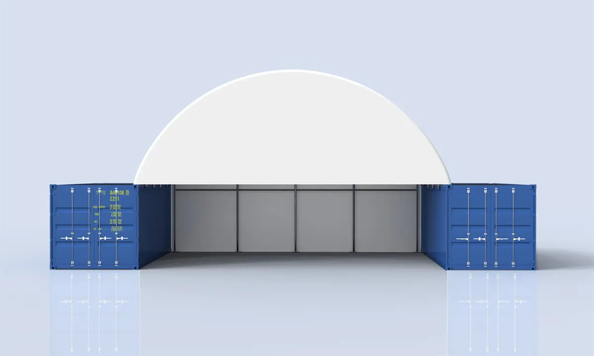 10m Half Panel End Wall — Engineered for TS1006 & TS1012 Dome Shelter