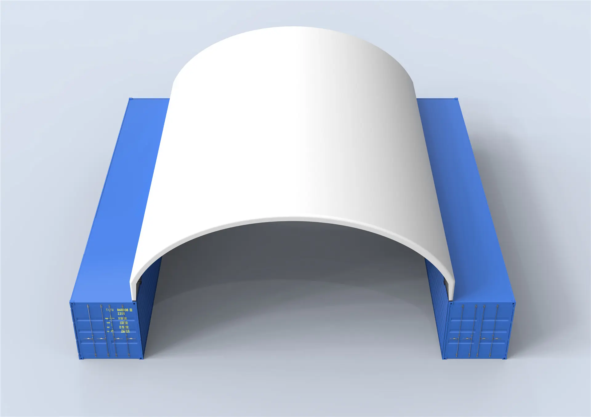 ASNZS 1170.2 compliant container dome