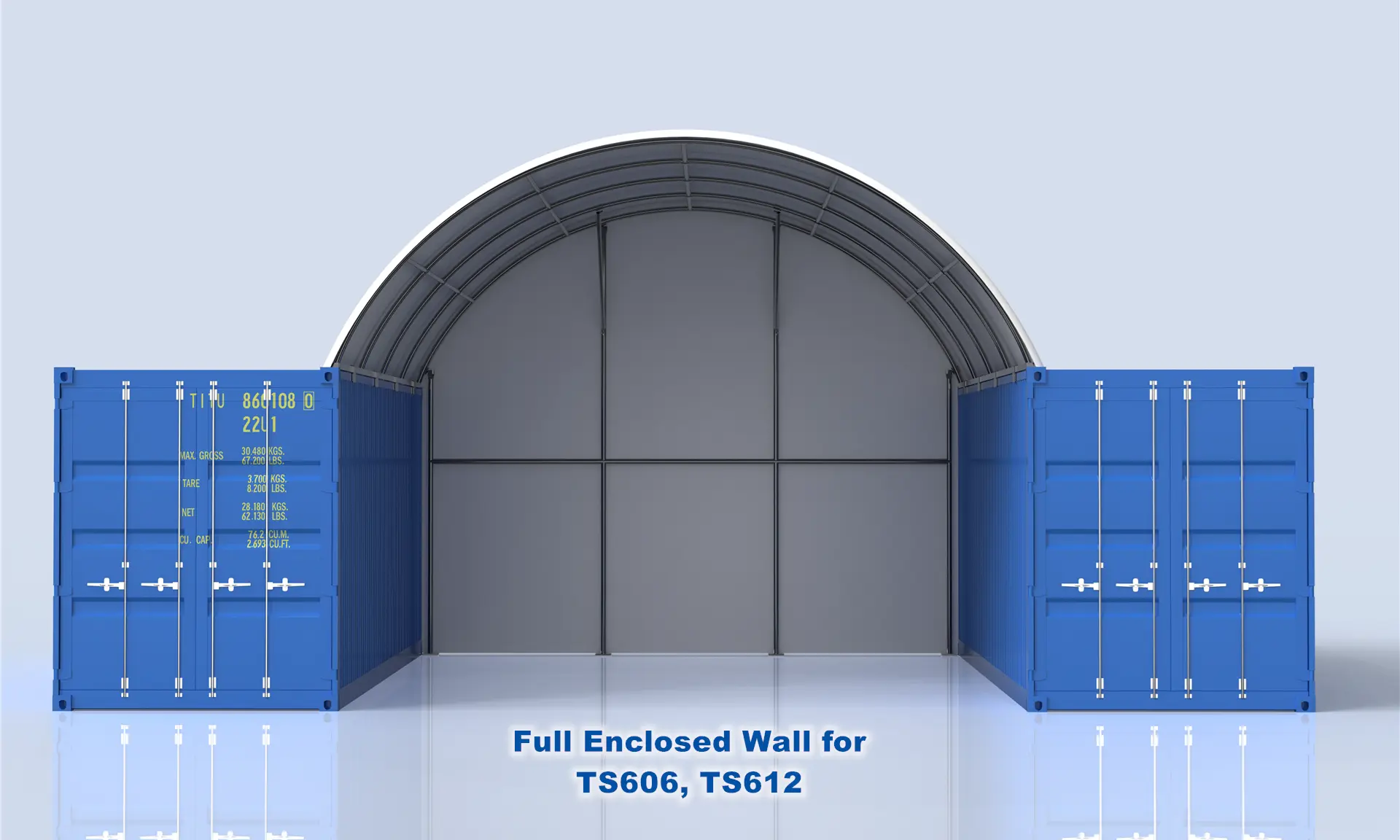 TS606 full solid wall