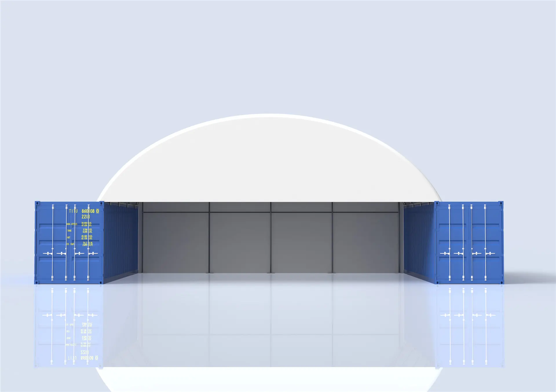 12m wide 3m high half wall