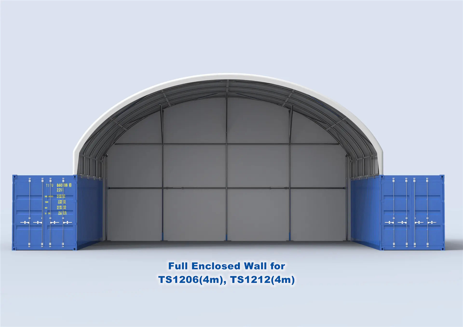 12m wide 4m high Full wall for TS1206(4m) TS1212(4m)