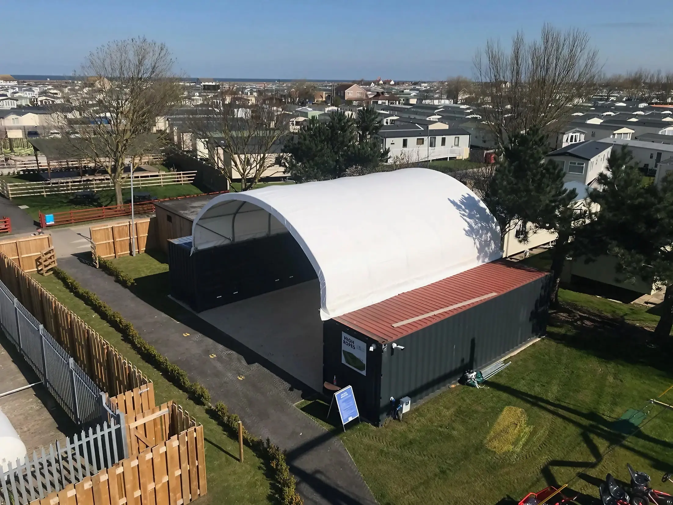PVC container dome