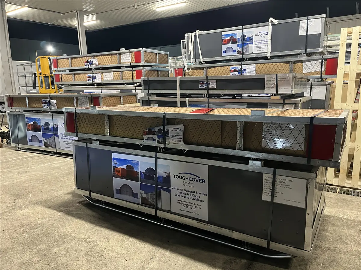 More Container Domes Arrive in Melbourne — 6m to 12m wide Models Now in Stock